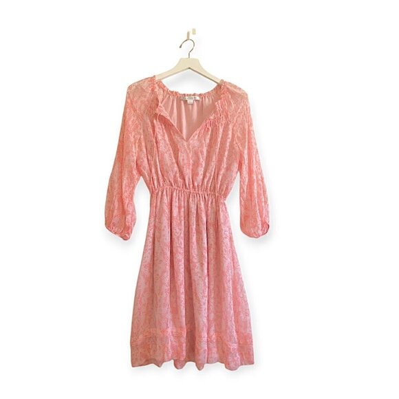 Diane Von Furstenberg Parry Printed Silk Blouson Dress, Size 4 - Picture 16 of 16